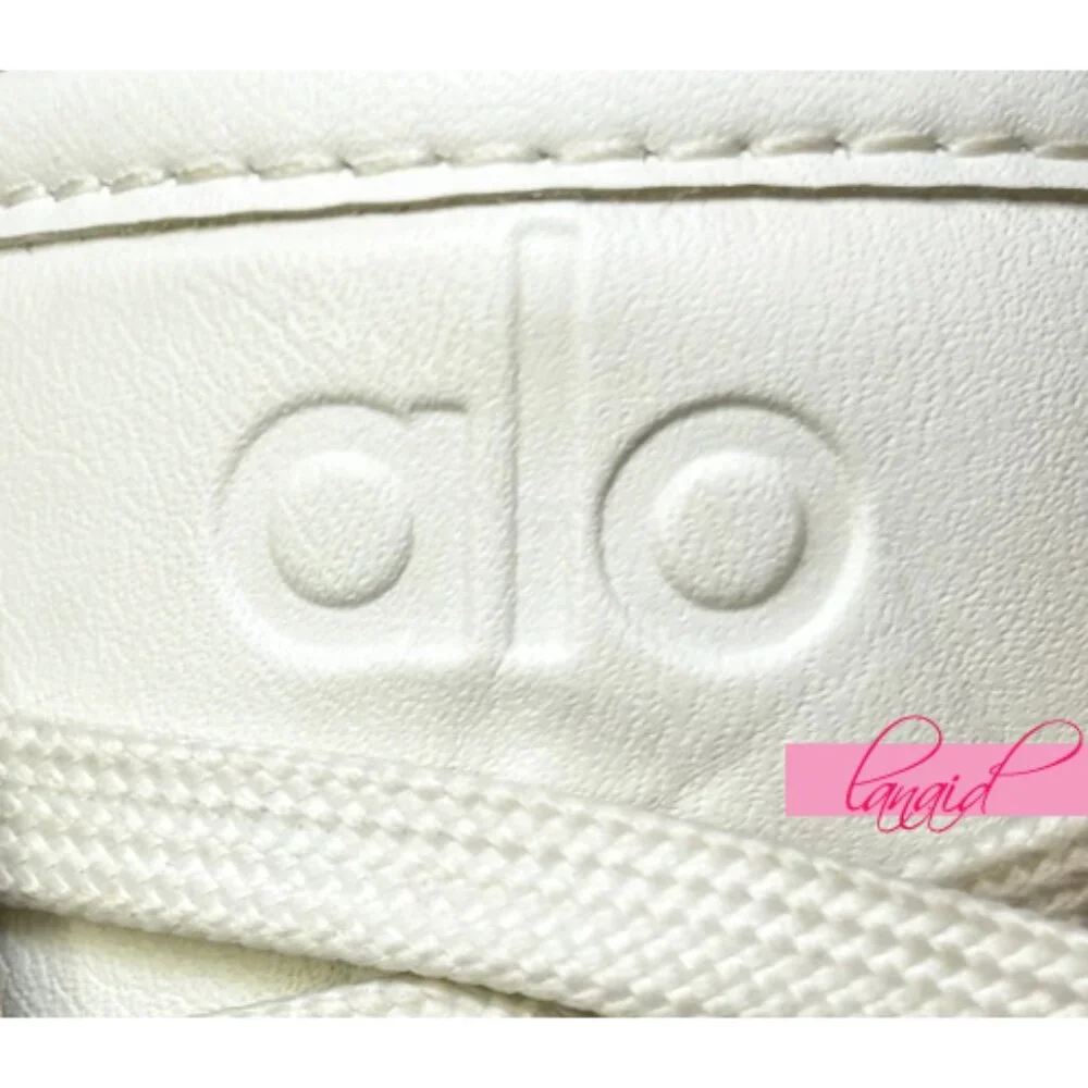 Alo Recovery Mode Sneakers Natural White Gum Tan Sporty Sports Athletic Shoes